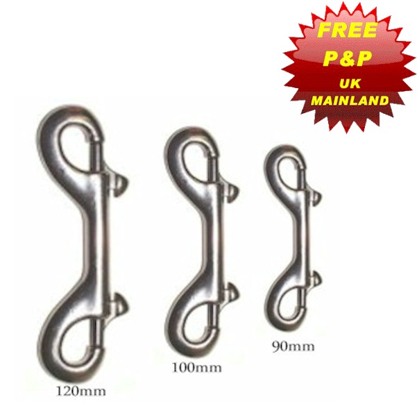 Lumb Bros S/Steel double ended bolt snap 90mm