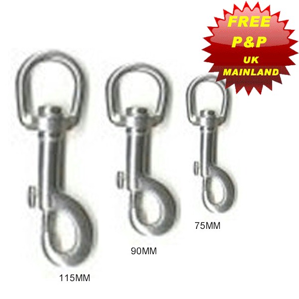 Lumb Bros Stainless Steel Boltsnaps 90MM