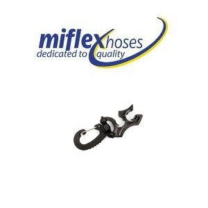 Miflex Hose Retaining Clip 2xLP Black