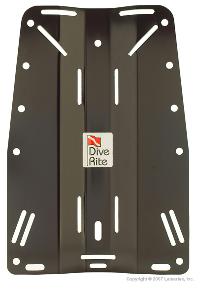 DiveRite Aluminium Backplate BC1034BLK