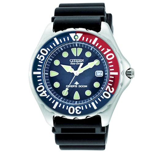 Citizen Professional Diver Watch Red/Blue 300m BN0001-01L