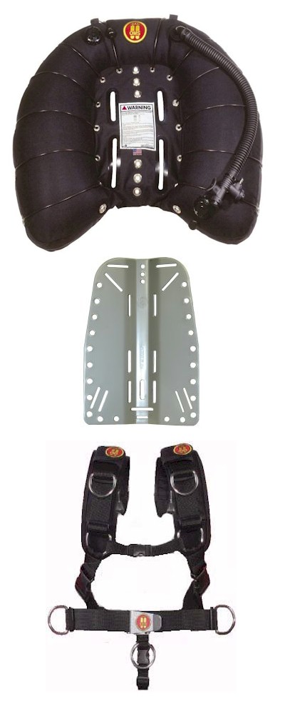 45lb SINGLE WING + COMFORT HARNESS + ALI B/PLATE
