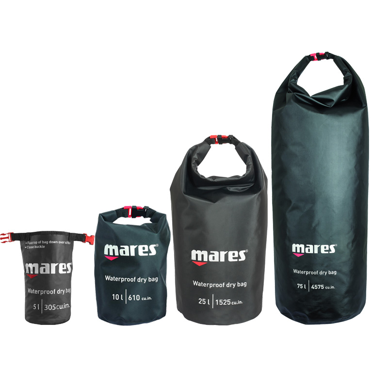 Mares Dry Bags 5, 10, 25, 75 Ltr