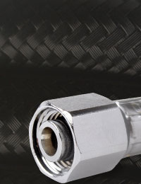 Miflex Hoses.3/8in Regulator Hose 71cms/28in Black