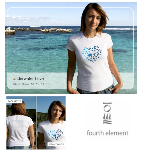 Fourth Element Womens Underwater Love T-Shirt White