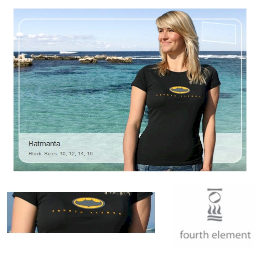 Fourth Element Womens Batmanta T-shirt Black