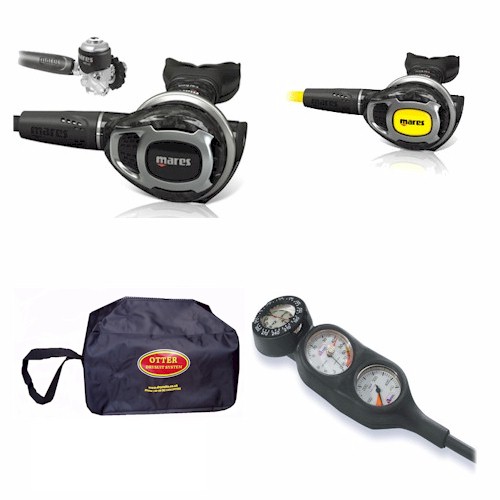 MARES CARBON REG/CARBON OCT/3 GAUGES