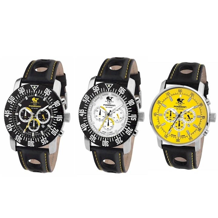 Poseidon Classic Divers Watch Leather Strap