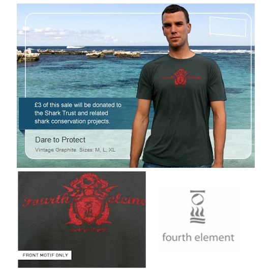 Fourth Element Mens Dare to Protect T-Shirt Vintage Graphite