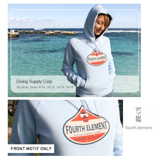 Fourth Element Ladies Diving Supply Corp Hoody