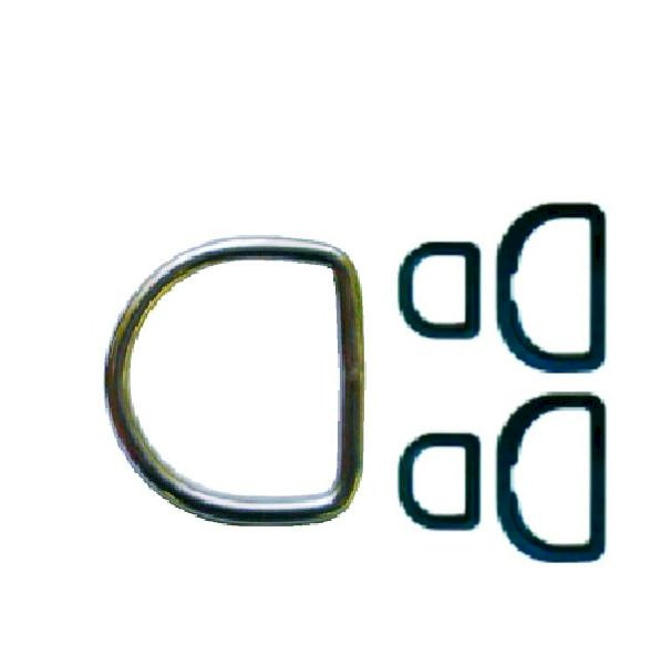 Beaver 50mm S/S Angled D-Ring DRI A