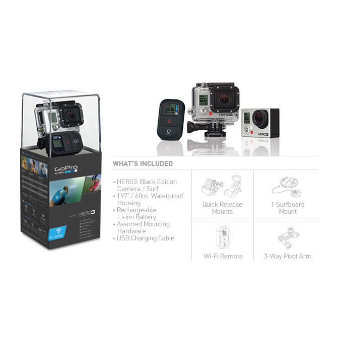 GoPro Hero3 Black Edition - Surf