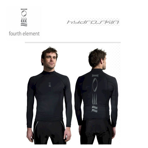FE Hydroskin Mens Long Sleeved Top Black