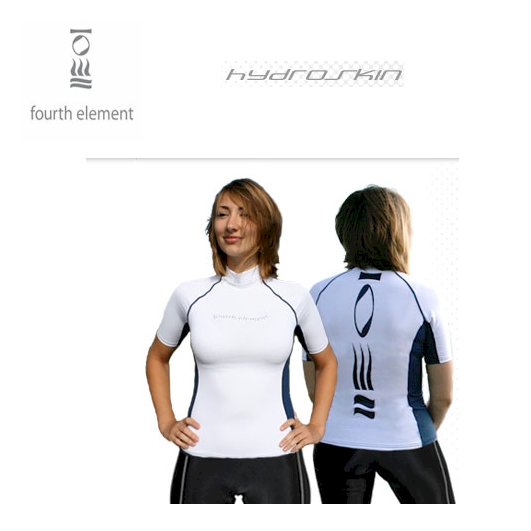 Fourth Element Hydroskin SS Top Womens White/Blue