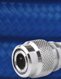 Hoses.BCD/Inflator Hose 3/8in UNF 75cms/30in Blue SUB 950.0750