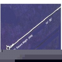 DIVESILVER CH2223 -  SQUARE MAGIC CHAIN
