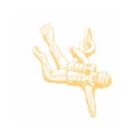 9ct Gold Diver Charm - GTC607