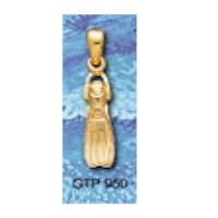 9ct Single Fin Pendant - GTP950
