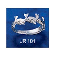 DIVESILVER JR101 WHALE RING IN STOCK