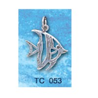 DIVESILVER TC053 ANGEL FISH CHARM