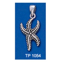 DIVESILVER TP1054 STARFISH PENDANT