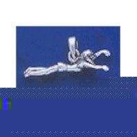 DIVESILVER TP1259 SWIMMER PENDANT