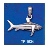 DIVESILVER TP1634 SHARK PENDANT