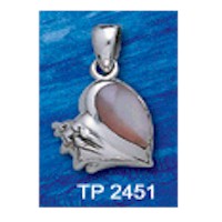 DIVESILVER TP2451SEASHELL PENDANT