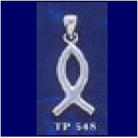 DIVESILVER TP948 RELIGIOUS FISH PENDANT