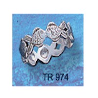 DIVESILVER TR974 FISH RING IN STOCK