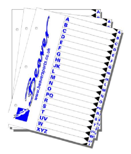 Beaver Directory Inserts LG DIR