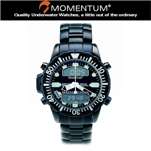 Momentum Nereos S/S Watch Depth Gauge / Dive Log