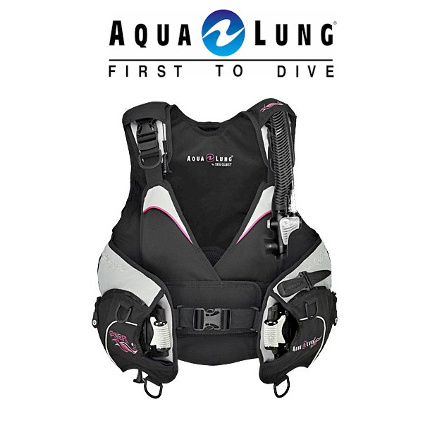 Aqualung Pearl BCD | Black/Pink | Large