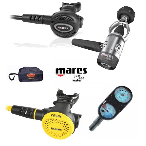 Mares Prestige 12s Reg/Rover + 2 Gauge Console