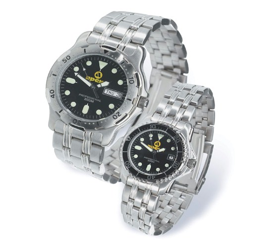 Apeks Gents and Ladies Professional SSteel Dive Watch AP0406-15/