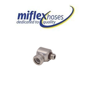 Miflex LP 90 degree L shaped adaptor - (1 stripe)