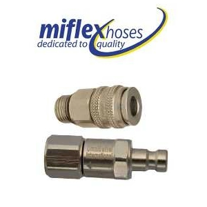 Miflex Two Piece Quick release with check valve