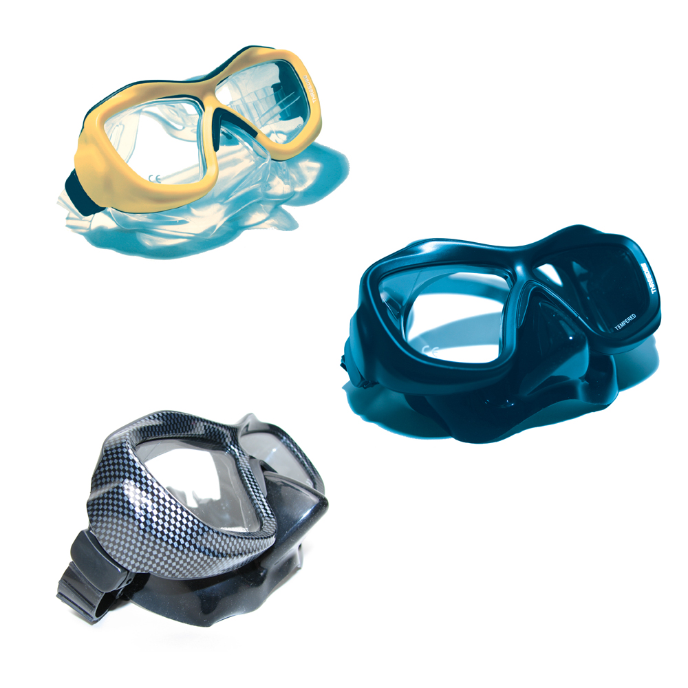 Poseidon ThreeDee Mask | Black/Kevlar