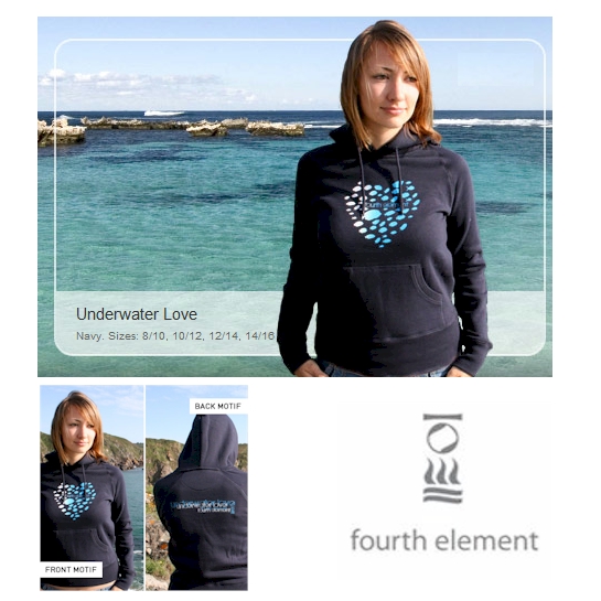 Fourth Element Underwater Love Hoody Navy