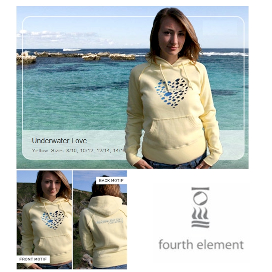 Fourth Element Underwater Love Hoody Yellow