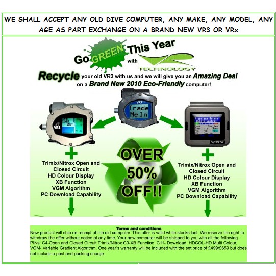 VR3 Special Green Offer